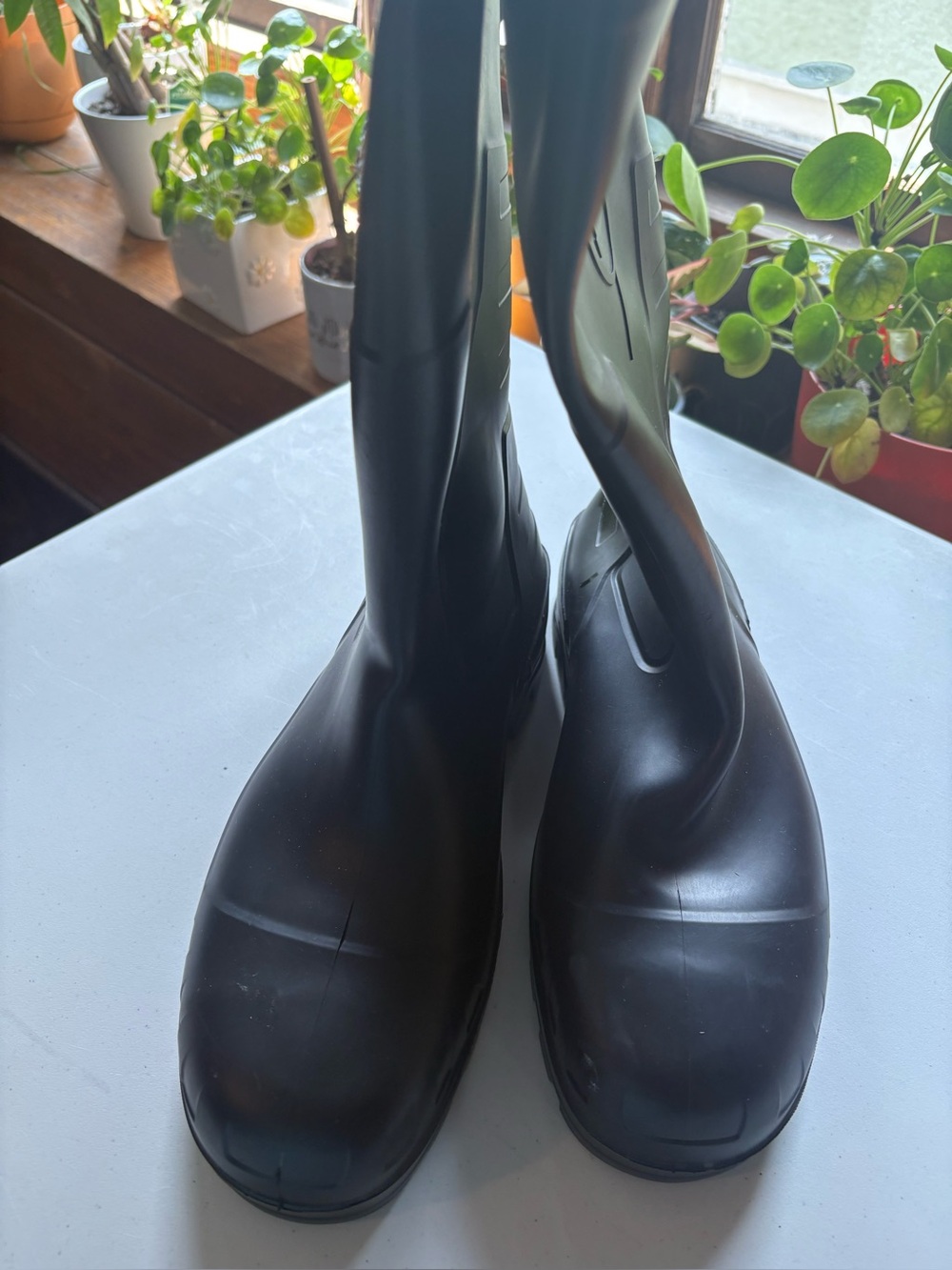 Dunlop Steel Toe Rubber Work Boots Black Waterproof Made in USA Men’s 13